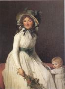 Emilie Seriziat nee Pecoul and Her Son Emil Born in 1793 (mk05), Jacques-Louis  David